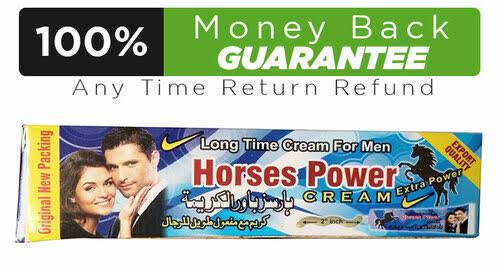 Horse Power Long Timing Cream – 100% Original with Money-Back Guarantee